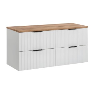 Ensemble de salle de bain NOXERA 120 cm blanc alpin