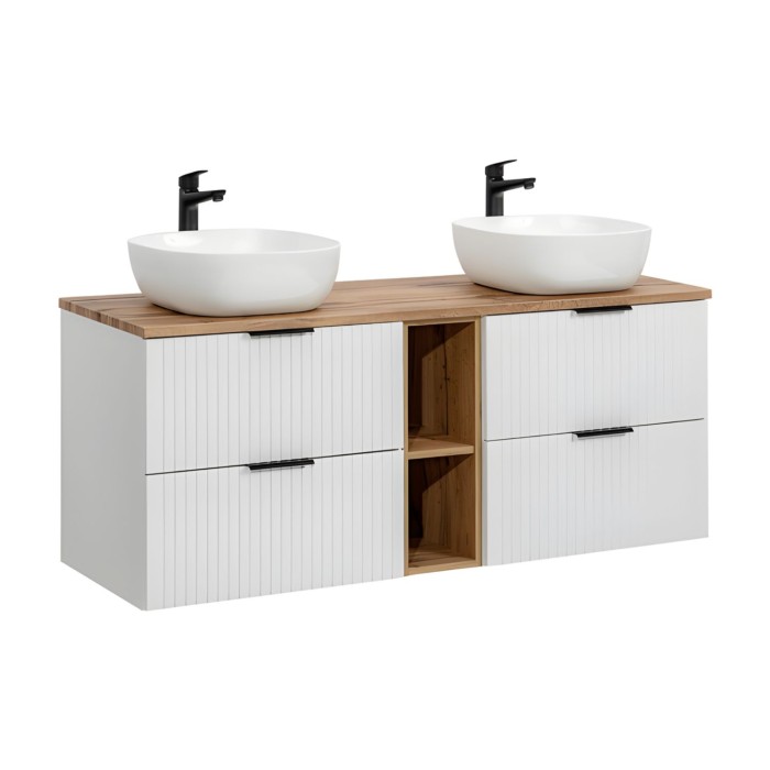 Ensemble de salle de bain NOXERA 140 cm avec vasques