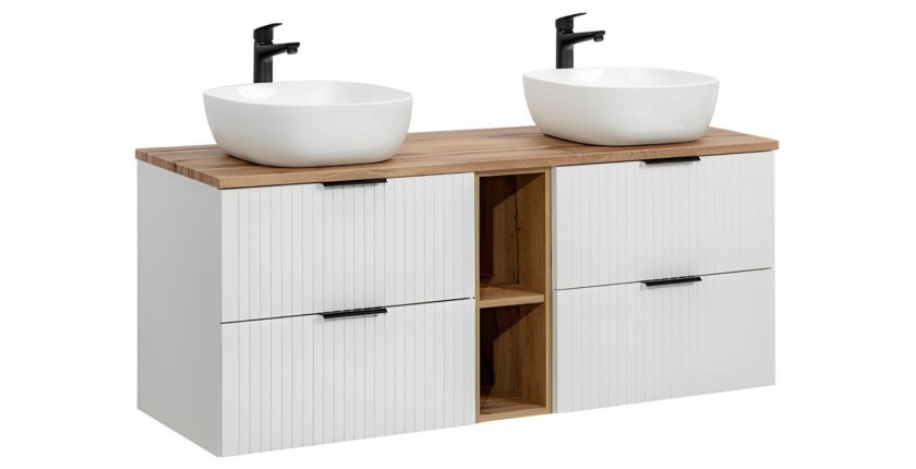 Ensemble de salle de bain NOXERA 140 cm avec vasques