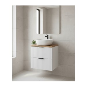 Ensemble de salle de bain NOXERA 60 cm avec vasque mis en situation