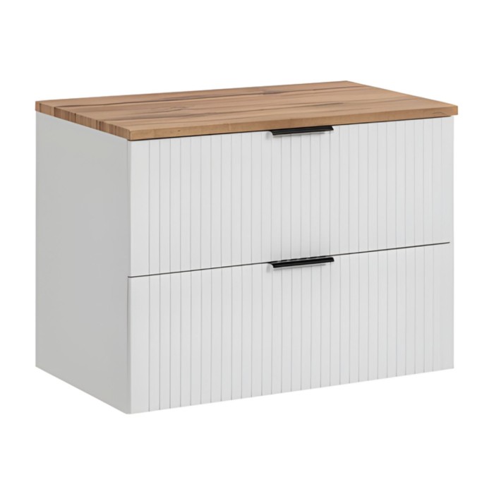 Ensemble de salle de bain NOXERA 80 cm avec plan vasque