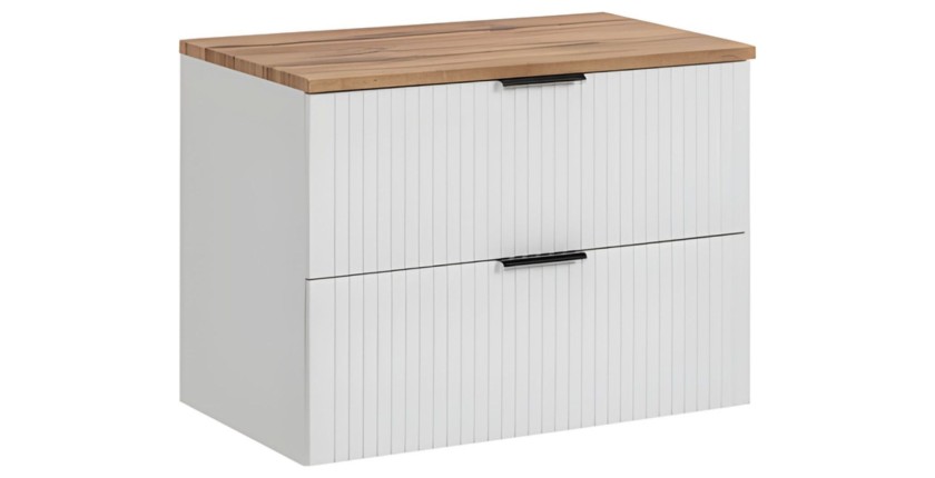 Ensemble de salle de bain NOXERA 80 cm avec plan vasque