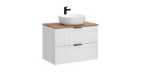 Ensemble de salle de bain NOXERA 80 cm avec vasque