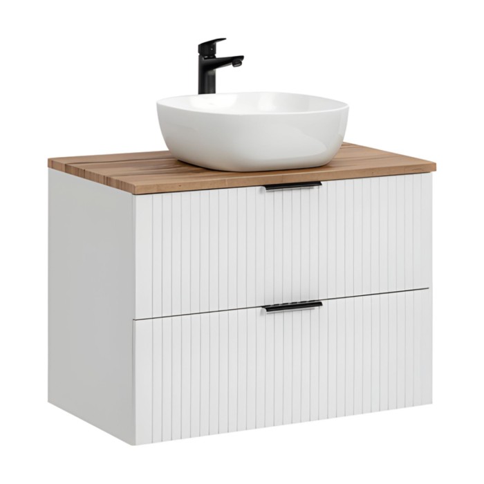 Ensemble de salle de bain NOXERA 80 cm avec vasque