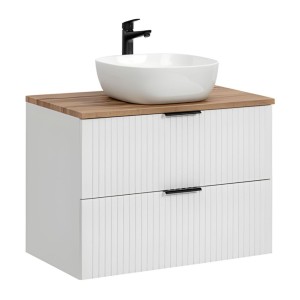 Ensemble de salle de bain NOXERA 80 cm avec vasque