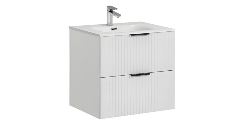 Ensemble de salle de bain NOXERA 60 cm avec vasque encastrée