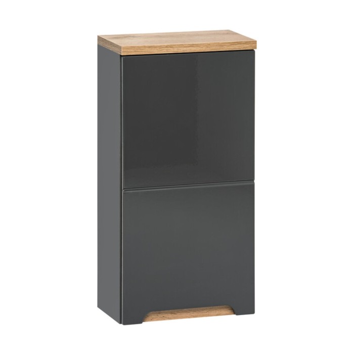 Meuble de rangement suspendu gris ERMANO