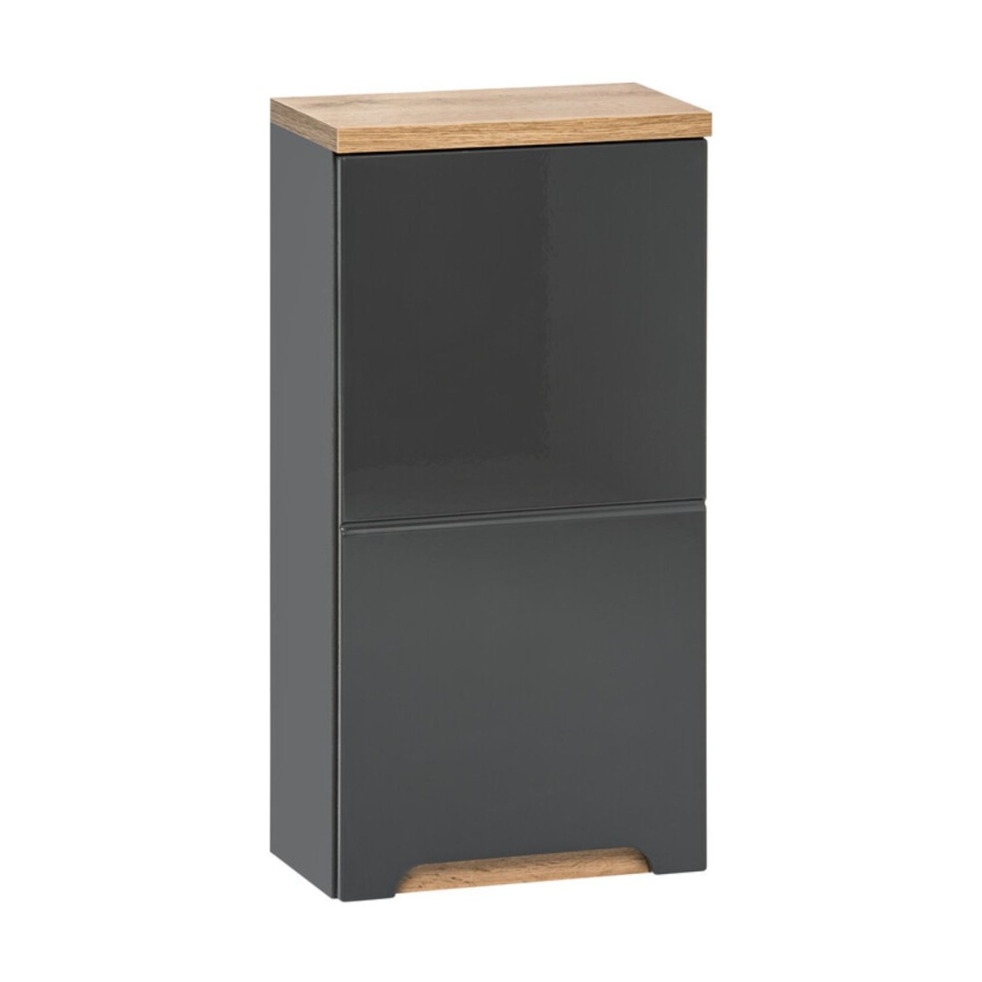 Meuble de rangement suspendu gris ERMANO