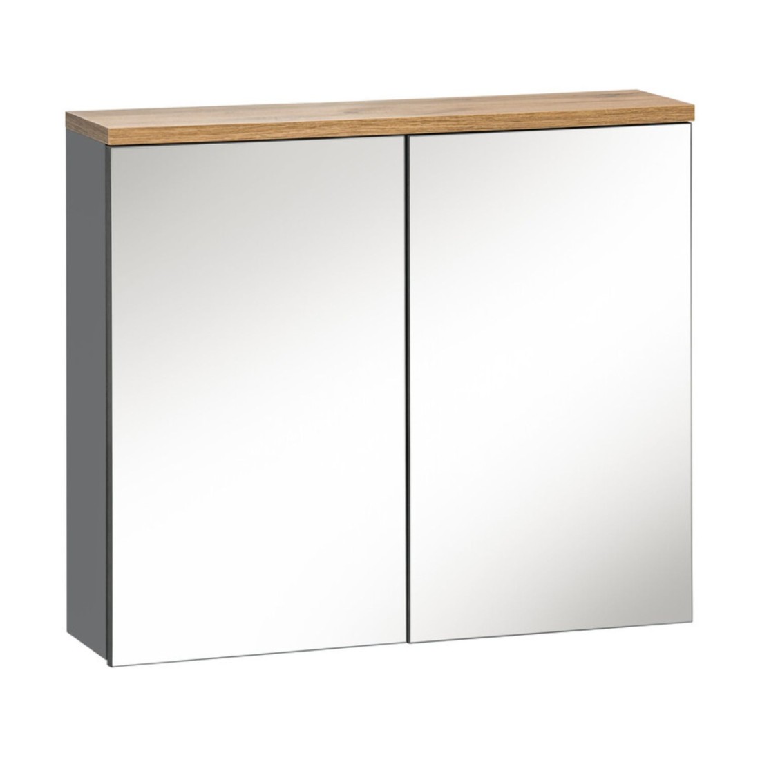 Meuble de rangement suspendu avec miroirs 80cm ERMANO