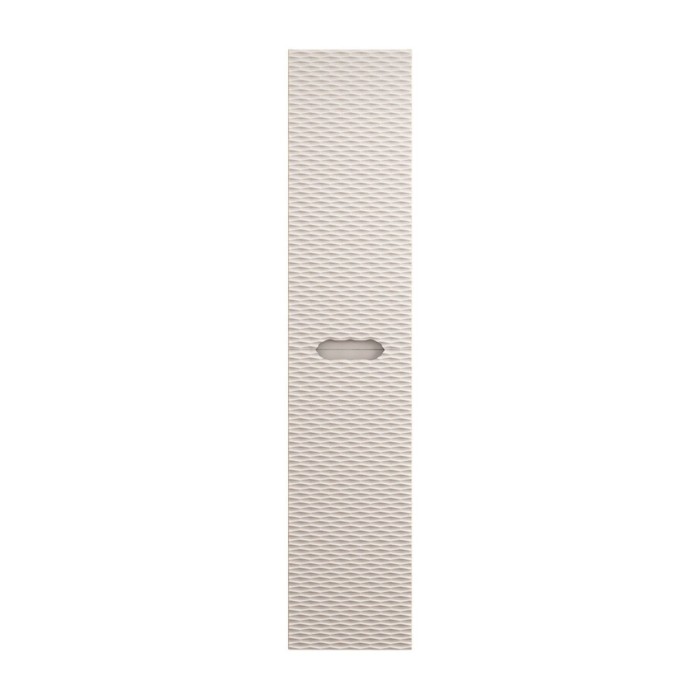 Colonna da bagno YOKA - Beige e rovere chiaro - 2 porte