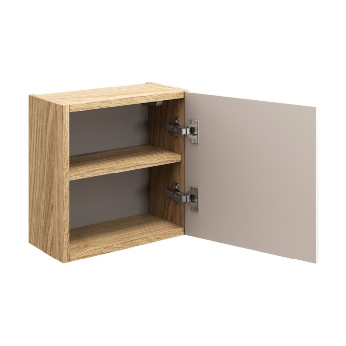 YOKA Aufbewahrungsmöbel – Beige und helles Eichenholz 35 cm kompakt