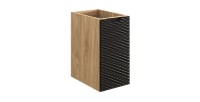 Meuble de rangement noir YOKA