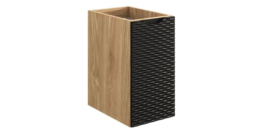 Meuble de rangement noir YOKA
