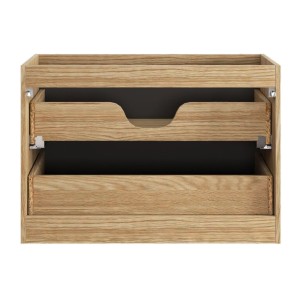 Zoom sur la texture du meuble sous vasque 80cm YOKA