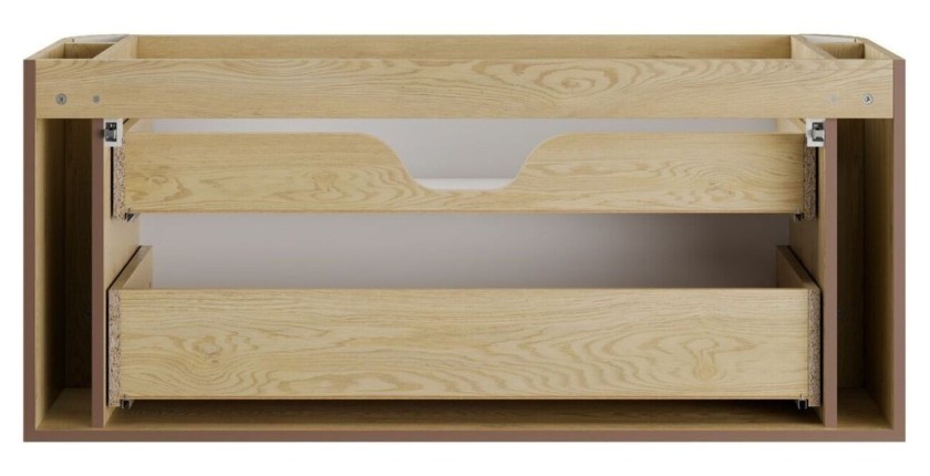 Zoom sur la structure du meuble sous vasque KORI 120cm