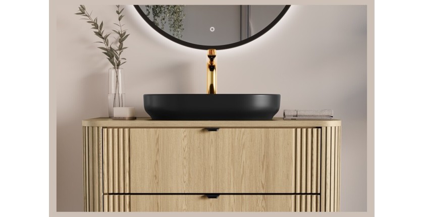 Zoom sur le meuble sous vasque 100cm KORI