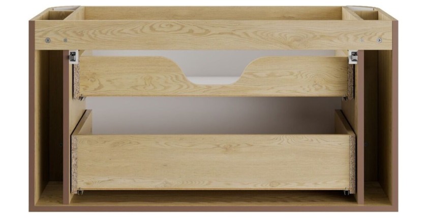 Zoom sur la structure du meuble sous vasque 100cm KORI