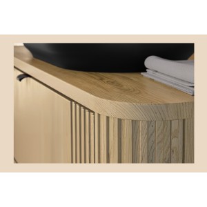 Zoom sur le plan vasque 120cm KORI