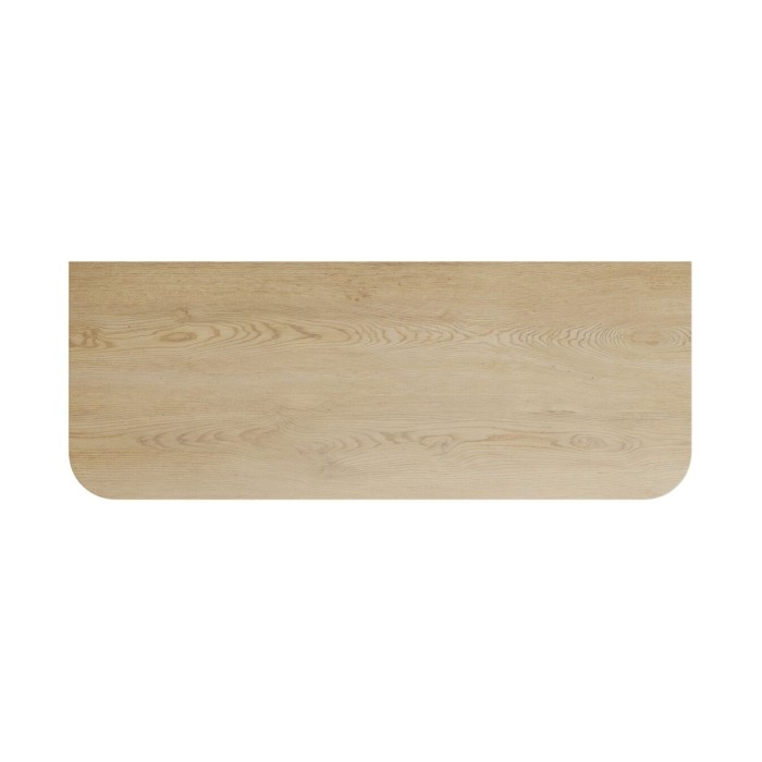 Piano lavabo KORI 120 cm rovere chiaro – Accessorio per mobile sottolavabo