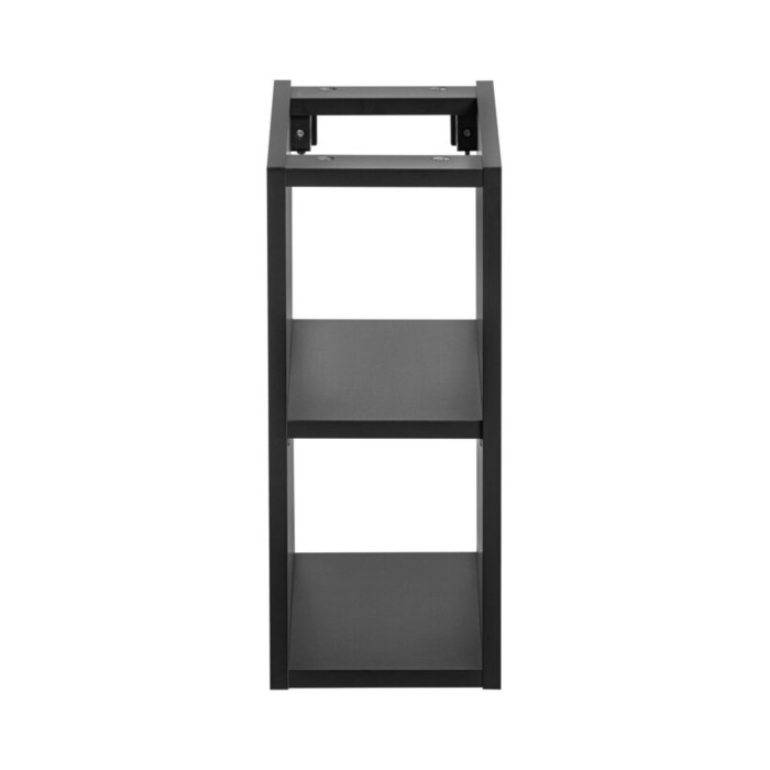 Mueble de almacenamiento VANTA negro – Módulo suspendido para baño