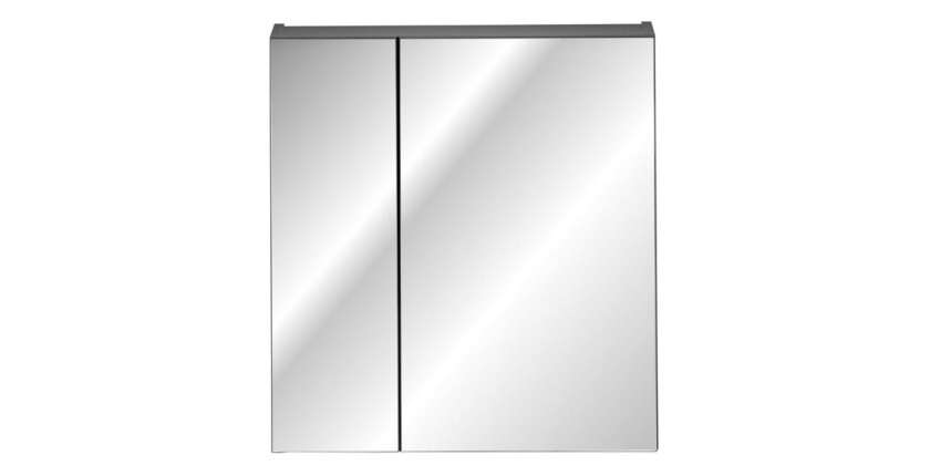 Meuble de rangement avec miroirs VANTA vu de face