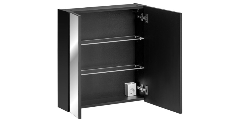 Meuble de rangement avec miroirs VANTA ouvert