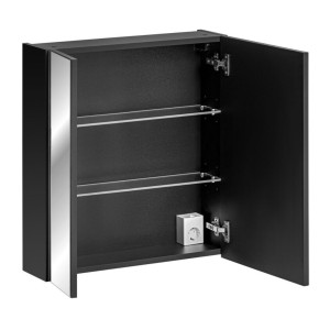 Meuble de rangement avec miroirs VANTA ouvert