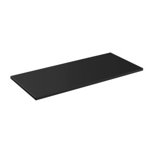 Plan vasque VANTA 120 cm noir – Plateau pour meuble sous vasque