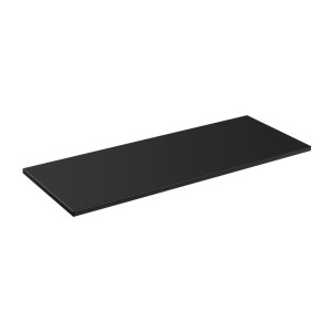 Plan vasque VANTA 140 cm noir – Plateau grande largeur pour meuble sous vasque