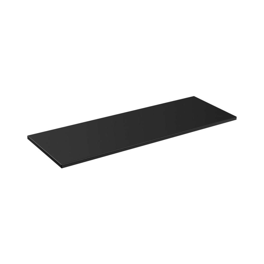 Plan vasque VANTA 160 cm noir – Plateau grande longueur pour meuble sous vasque