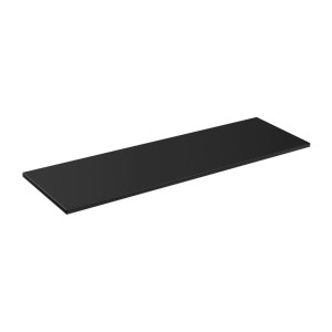 Plan vasque VANTA 180 cm noir – Plateau XXL pour meuble sous vasque