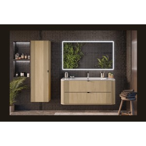 Ensemble meuble sous vasque et vasque encastrée collection KORI vu de face