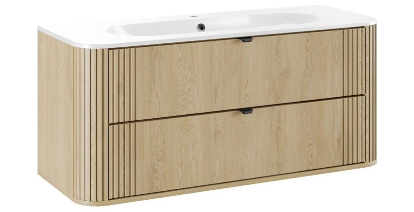 Ensemble meuble sous vasque et vasque encastrée collection KORI