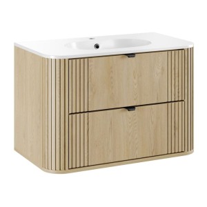 Ensemble meuble sous vasque et vasque encastrée KORI 80cm