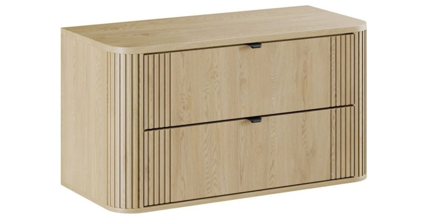 Ensemble meuble sous vasque et plan vasque KORI 100cm