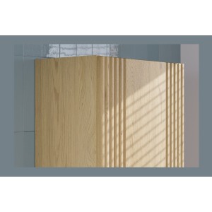 Zoom sur le haut de la colonne de rangement KORI 100cm