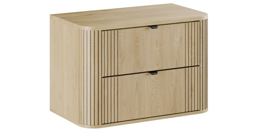 Ensemble meuble sous vasque et plan vasque collection KORI 80cm