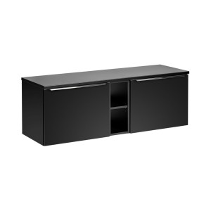 Ensemble meubles sous vasque et plan vasque 140cm collection VANTA