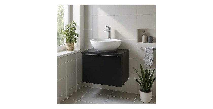 Plan vasque VANTA 60cm mis en situation