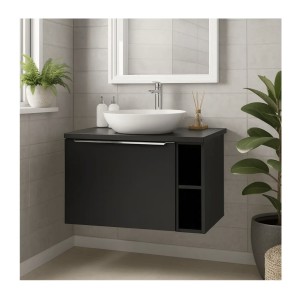 Plan vasque VANTA 80cm mis en situation