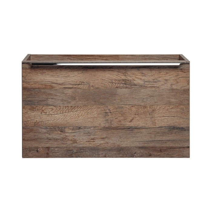 Mobile sottolavabo VANTA rovere scuro 60 cm – Modulo sospeso con cassetti