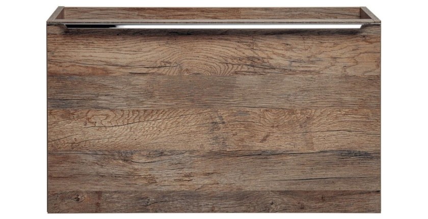 Meuble sous vasque VANTA chêne 60cm vu de face