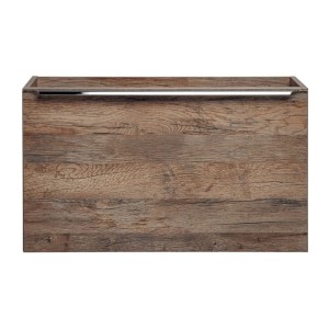 Meuble sous vasque VANTA chêne 80cm vu de face