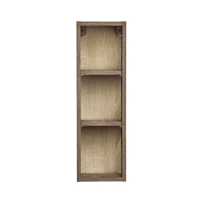 Kolom badkamer VANTA donker eiken - Compacte planken