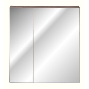 Meuble de rangement avec miroirs VANTA 60cm vu de face