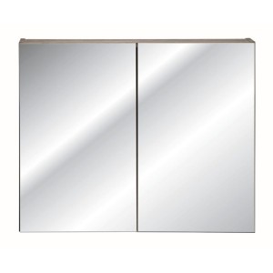 Meuble de rangement avec miroirs VANTA 80cm vu de face