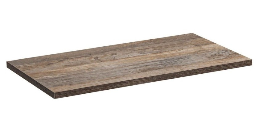 Plan vasque VANTA chêne foncé 100 cm – Tablette de salle de bain