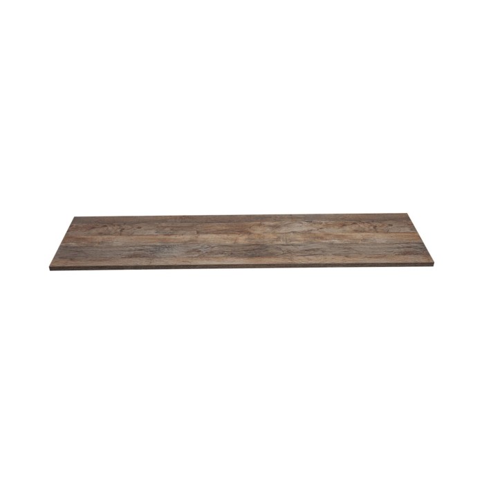 Piano lavabo VANTA rovere scuro 140 cm – Mensola da bagno