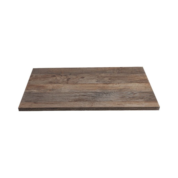 Encimera VANTA en roble oscuro 60 cm – Estante de baño