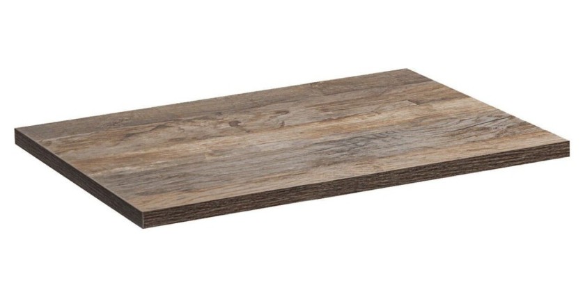 Plan vasque VANTA chêne foncé 60 cm – Tablette de salle de bain